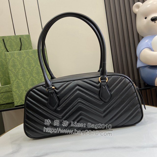 Gucci專櫃古馳最新款MARMONT中號手提包頂柄包 jh2270型號：795218